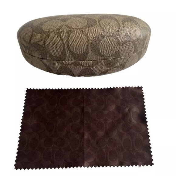 Authentic COACH Signature C's Eyeglasses & Sunglasses Case Holder - Pre-owned - Picture 1 of 3
